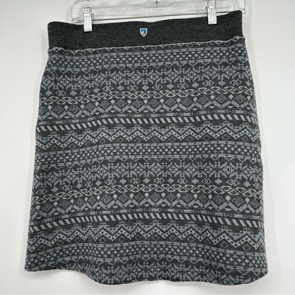 Kuhl Adriana Driana Fair Isle Sweater Skirt Wool Blend Size Small - Picture 2 of 5